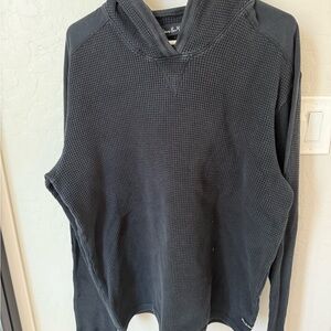 Men's Black Hooded Sweatshirt